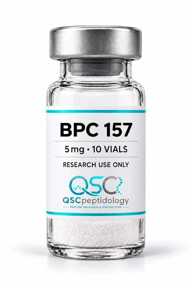 BPC-157 5mg (10 hettuglas pakkning) QSC Peptidology